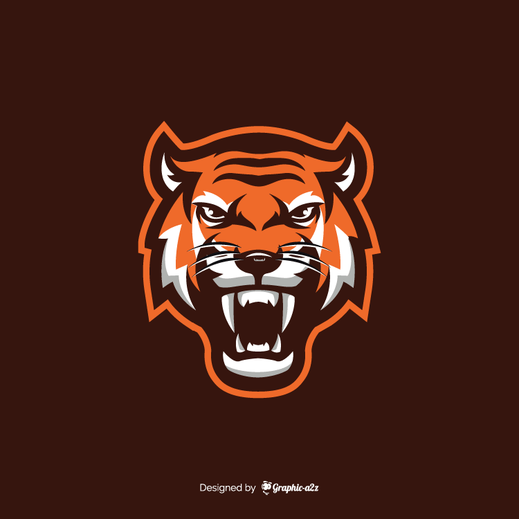 Tiger vector design for logo - Graphica2z