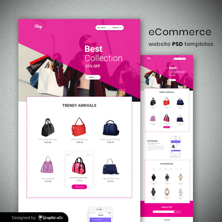 286 Free Psd Templates Ecommerce